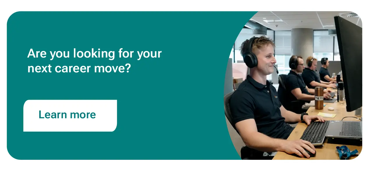 Trilogy Care team members collaborating in the office